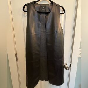 Bagatelle Black Leather Vest